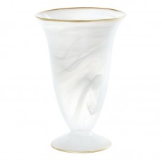 VIETRI Alabaster Footed Vase VTER1041